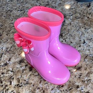 VGUC MATILDA JANE PINK RAIN BOOTS SZ 6T
